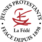 Logo de la Fédération française des associations chrétiennes d'étudiants, Jeunes protestants de France, la Fédé