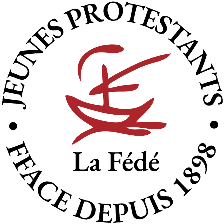 Logo de la Fédération française des associations chrétiennes d'étudiants, Jeunes protestants de France, la Fédé