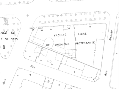 Plan de la faculté de théologie